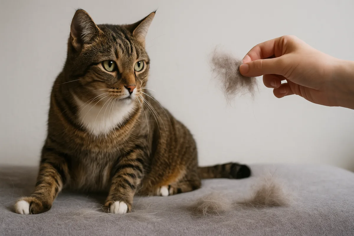Pelo del gatto che cade abbondantemente: la dieta che può fare davvero la differenza