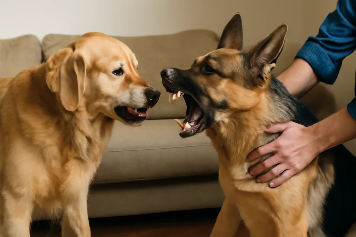 Segnali di dominanza tra cani domestici: come intervenire prima che sfoci in conflitti seri