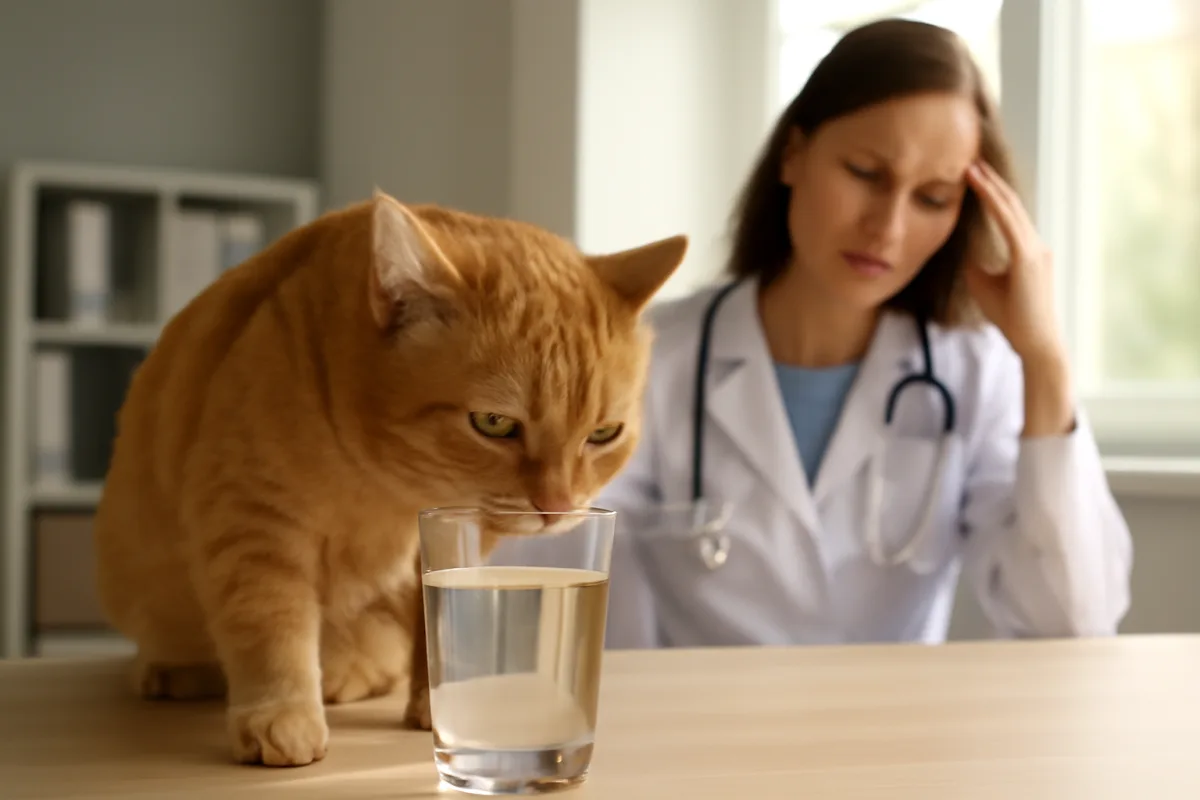 Gatto che beve troppo: quando preoccuparsi e quali patologie indagare subito