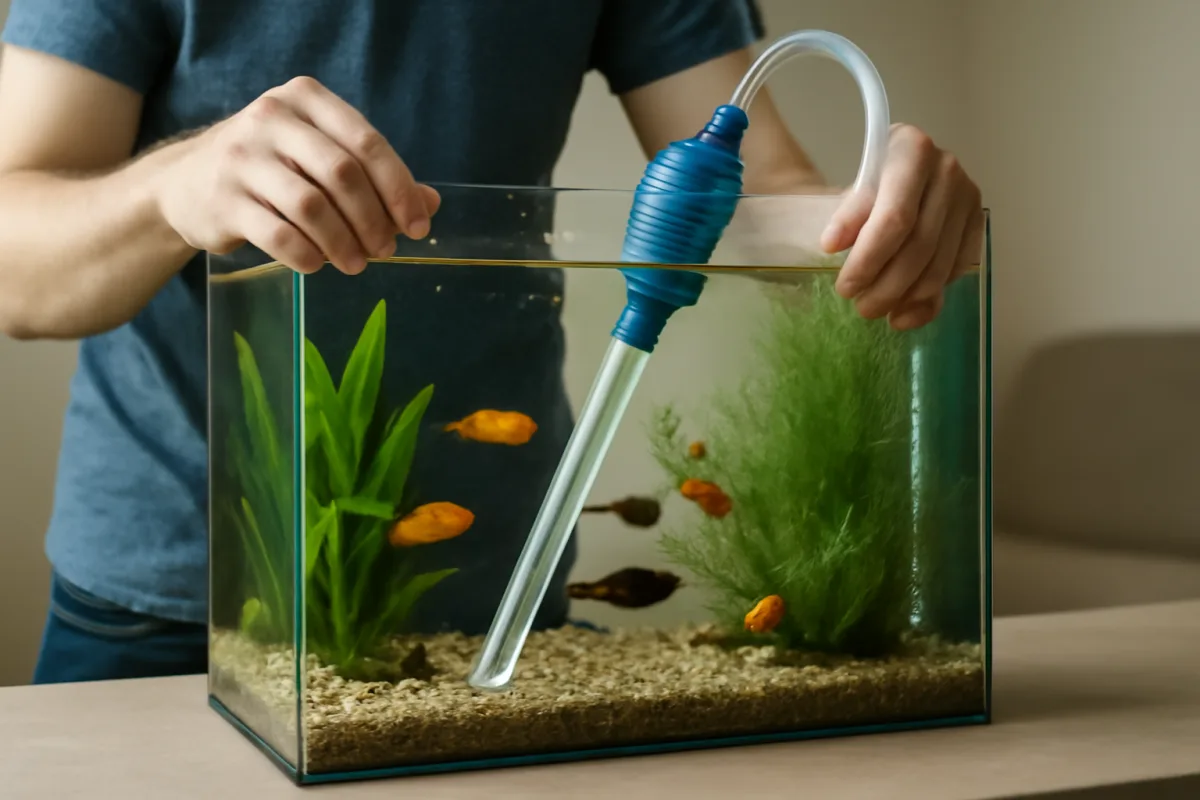 Come mantenere l’acquario pulito senza stressare i pesci: il trucco usato dagli allevatori