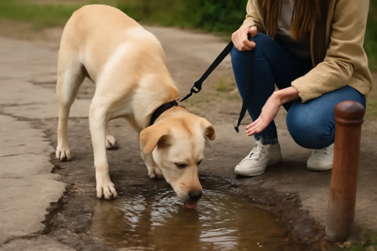 Il cane beve acqua da fonti non sicure: perché evitarlo e come educarlo al meglio