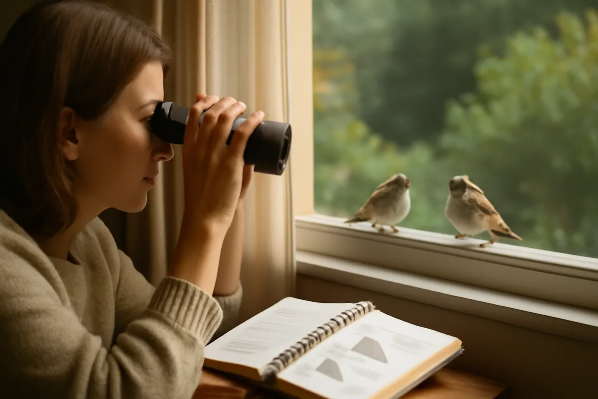 Birdwatching domestico: come osservare il comportamento naturale dei volatili di casa senza disturbarli