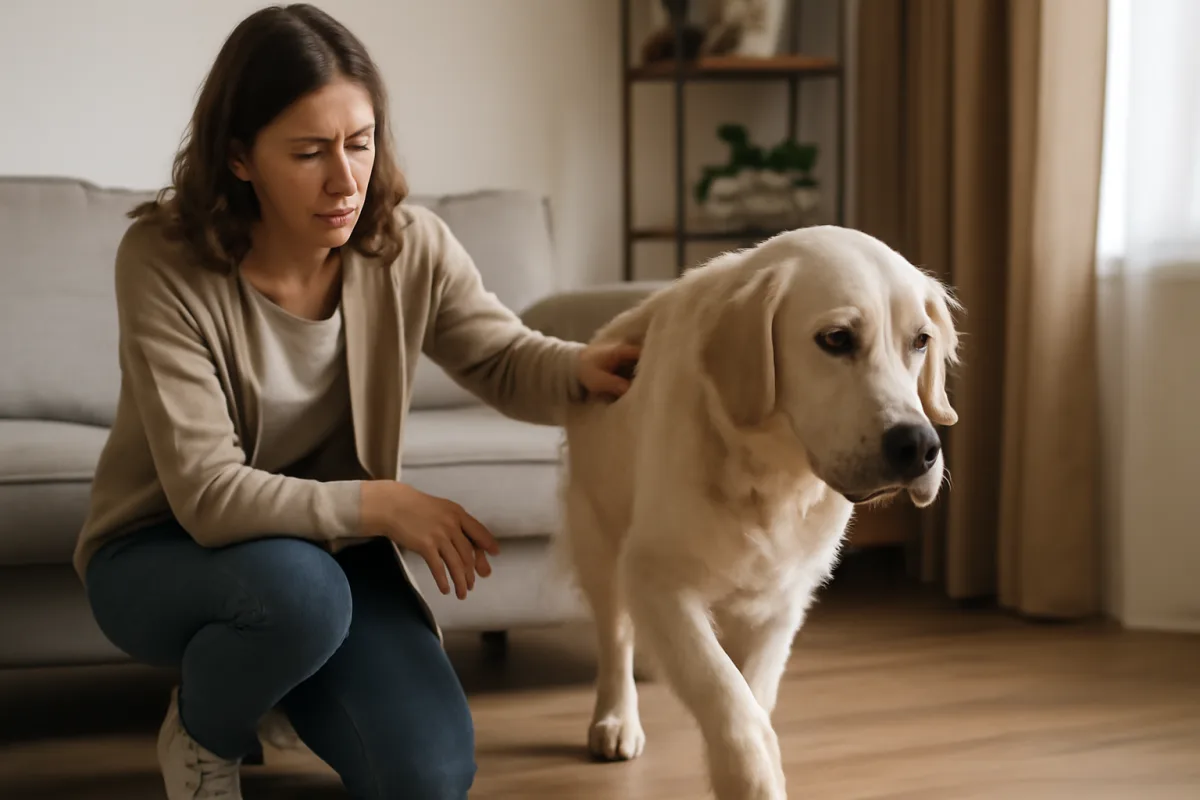 Cane che zoppica senza motivo apparente: quali cause considerare prima di allarmarsi