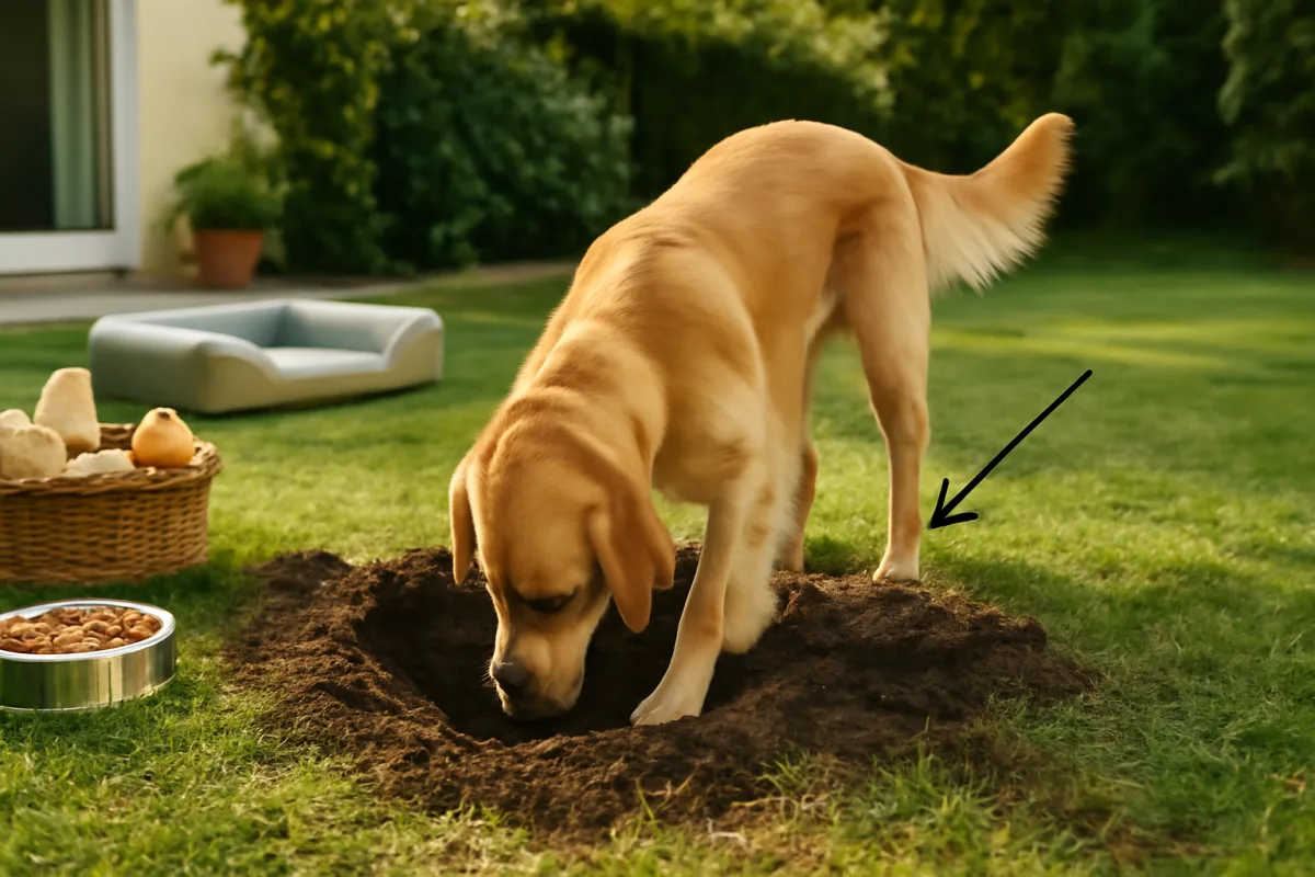 Perché il cane scava nel giardino anche se ha tutto? Le origini dell’istinto e le strategie efficaci