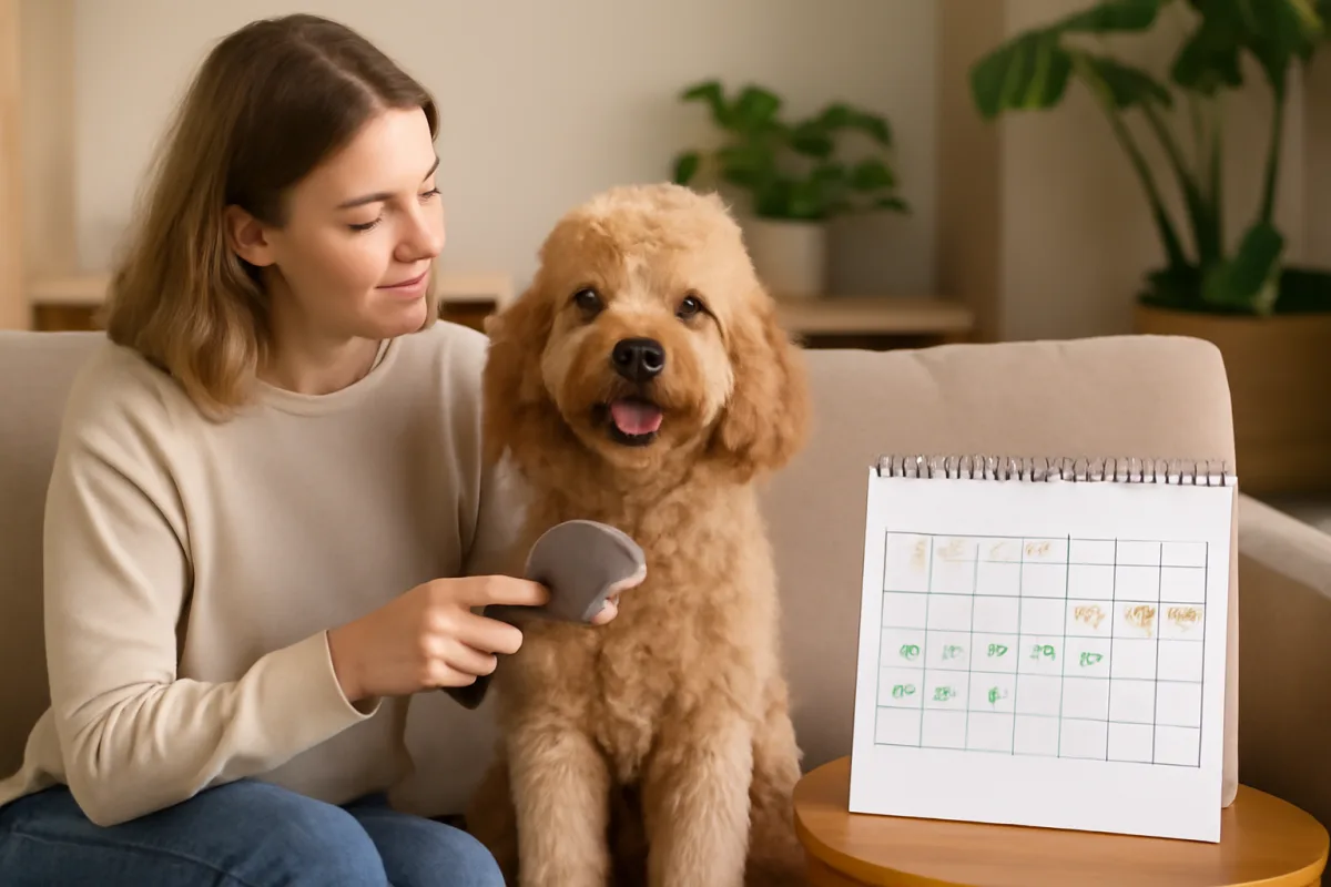 Quando spazzolare il cane a pelo riccio? Il calendario che previene nodi e dermatiti