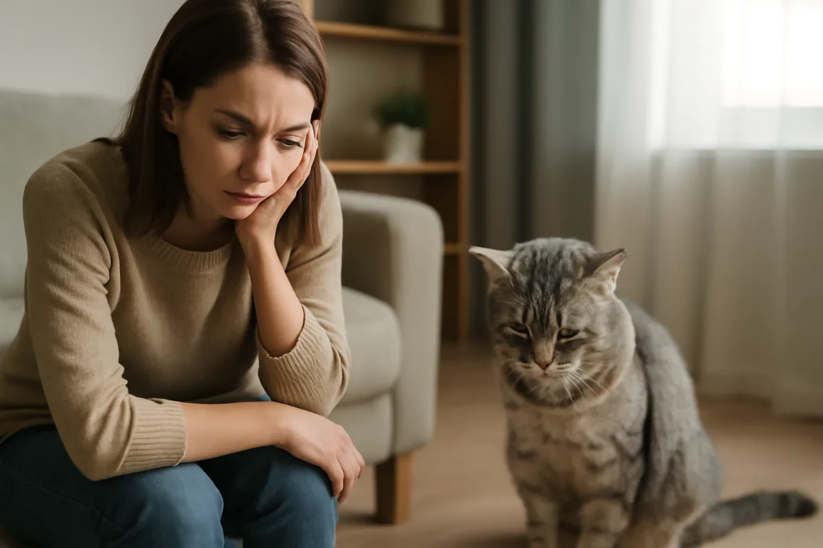 Segnali di tristezza nel gatto: come riconoscerli prima che diventino un vero problema comportamentale