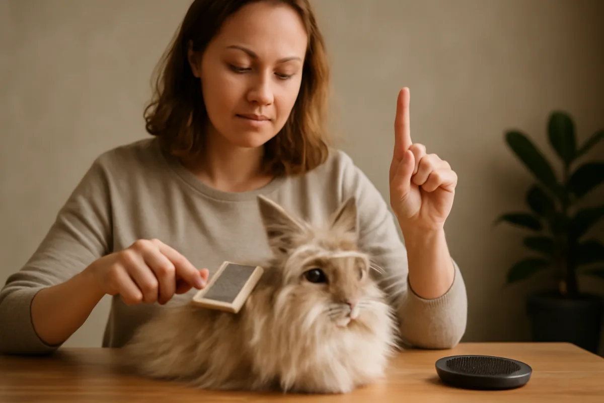 Quante volte spazzolare un coniglio a pelo lungo? Il metodo migliore per ridurre la formazione di nodi