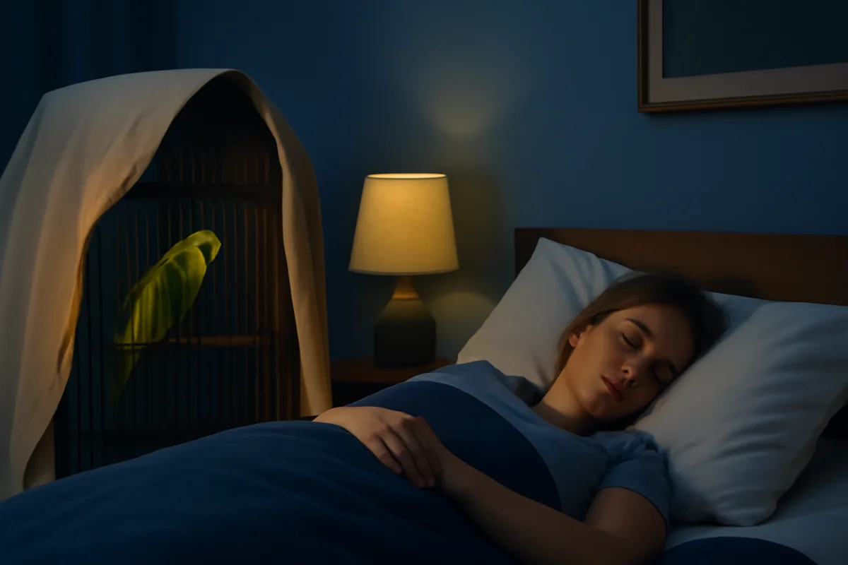 Devo coprire la gabbia del pappagallo di notte? Il consiglio degli esperti per un sonno davvero sereno