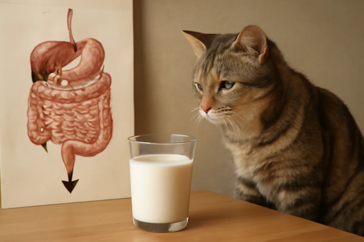 Posso dare il latte al mio gatto adulto? Scopri cosa succede davvero all'apparato digerente